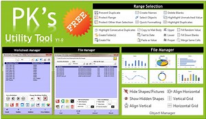 PK's Utility Tool V1.0 (Free) - PK: An Excel Expert