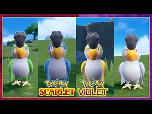Pokemon Scalet & Violet All Squawkabilly Forms & & Locations
