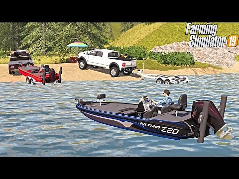 BASS FISHING (NITRO BASS BOAT) | SEAJAY BOATS | FARMING SIMULATOR 2019