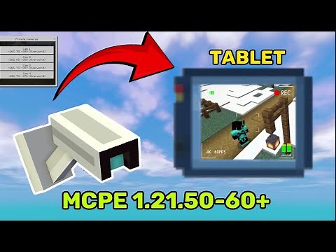 CCTV Camera Addon V2 MCPE 1.21 | Security Camera Mod for Minecraft PE | Mine Fire Bro
