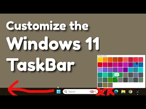 How to Customize the Windows 11 Taskbar - Colors, Icons, and Alignment