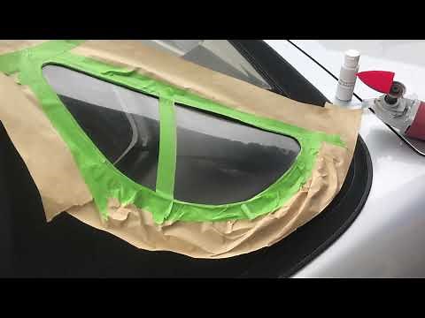 Convertible Top Maintenance: How to Restore Old Plastic Rear Windows