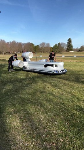 Just finished up the first hover test of our hovercrafts. Check out how the test went and more on our YouTube channel (linked in bio). #starwars #landspeeder #hovercraft #flitetest | Flite Test