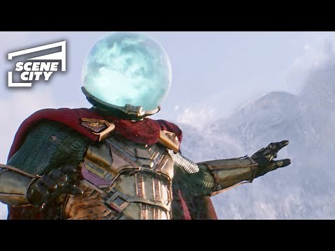 Spider-Man Far From Home: Water Elemental Fight Scene (Jake Gyllenhaal 4K HD Scene) | With Captions