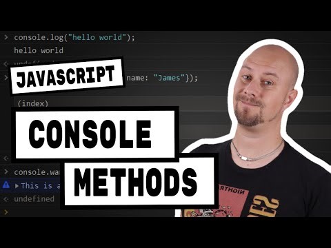 Javascript Console Methods