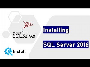 Installing SQL Server 2016