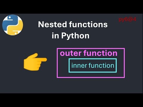 py6@4 Nested Functions in Python Explained Inner & Outer Functions with Real Example
