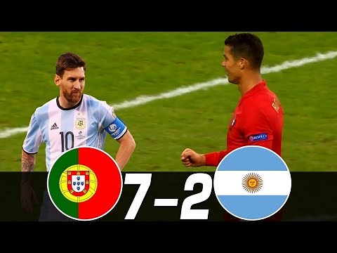 Portugal vs Argentina 7-2 - All Goals and Extended Highlights & GOLES 2021 HD