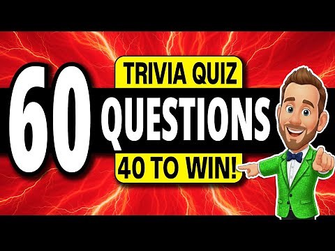 60 MOST FUN Trivia Quiz Questions EVERYONE Needs to Try! 🏆 General Knowledge Quiz