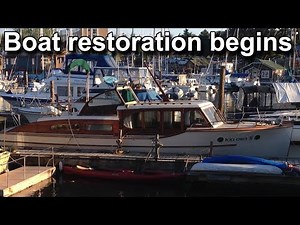 Ep 33 - What Was Hiding Under the Fiberglass? | Wooden Boat Restoration Begins