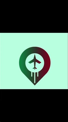 Airplane logo design adobe illustration ✈️🛫 #illustrative #adobeillustrator #edit #adobesoftware
