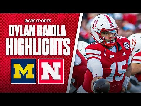 Nebraska QB Dylan Raiola throws 3 touchdowns in home loss to No. 21 Michigan | Highlights