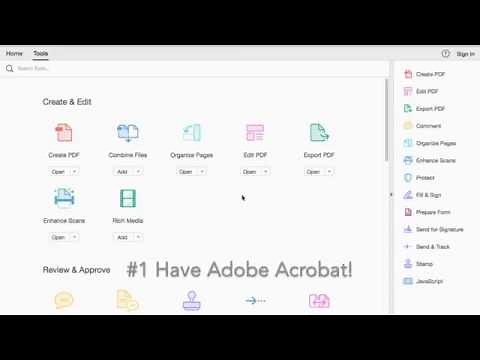 Adobe Acrobat DC Dynamic Stamp Tutorial