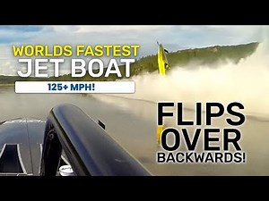 Worlds Fastest Riverboat Flips Over Backwards!