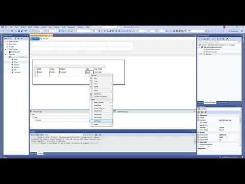How to create Table Report SSRS - Visual Studio 2019