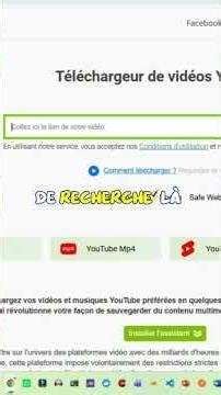 Comment télécharger une vidéo youtube via un site