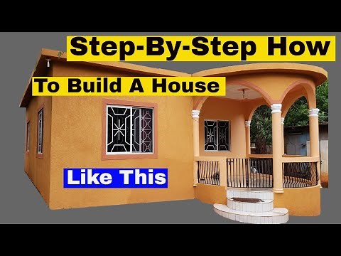 Step by Step How to Build Concrete Block House | Cinder Blocks Projects