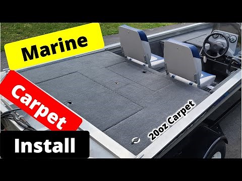 Marine Carpet Install Like A Pro On Bass Tracker Pro 17