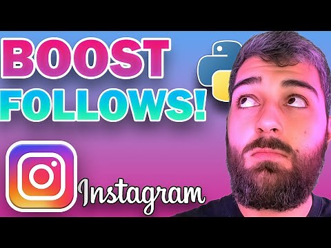 Instagram Engagement Bot with Python - Like, Follow, Scrape Hashtags