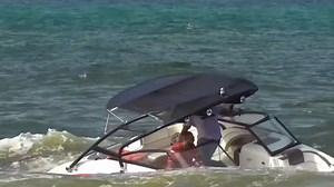 Small Boat DESTROYED by Large Yacht at Haulover Inlet! Follow Wavy Boats for more boat action videos! #hauloverinlet #hauloverboats #wavyboats #boats #boatfails | Wavy Boats