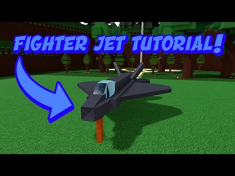How to make a Fighter Jet in Build a Boat for Treasure!