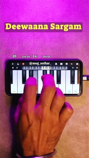 Deewana Deewana Sargam 🎹 Mobile Piano Tutorial | Walk Band