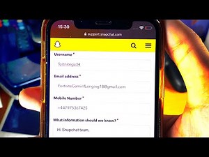 How To RECOVER Snapchat Account | [Snapchat Account Recovery Tutorial]