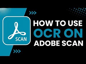 How to Use OCR on Adobe Scan !