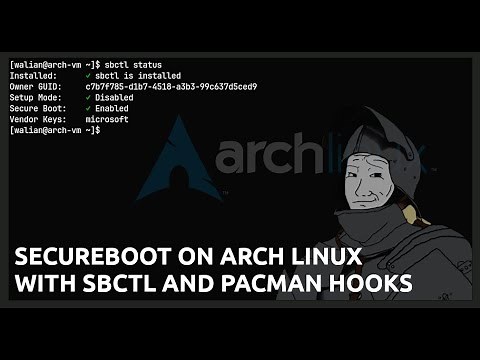 Install Secure Boot on Arch Linux (the easy way)