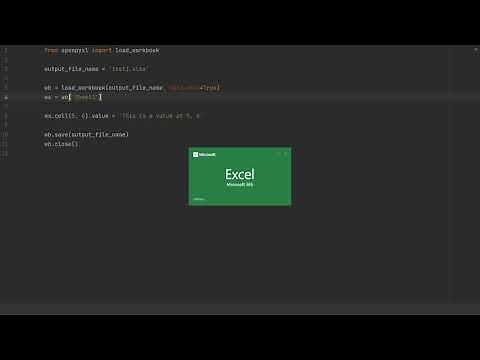 Edit Excel with Python
