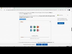 Download and install or reinstall Microsoft 365 or Office 2021 on a PC or Mac