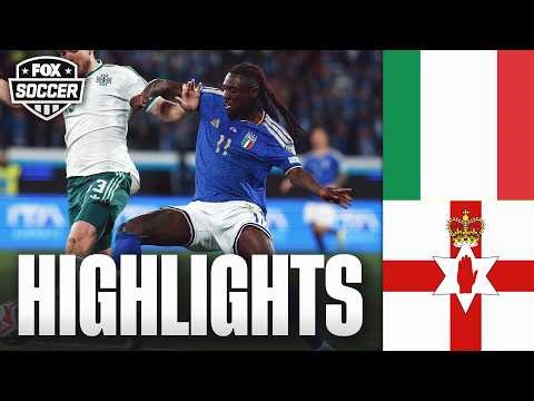 Italy vs. Northern Ireland | FIFA World Cup 2026™ UEFA Qualifiers Highlights ⚽️ FOX Soccer