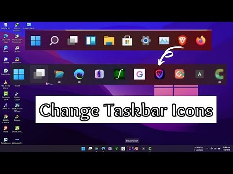 How to Change Taskbar Icons on Windows 11| Taskbar Customization