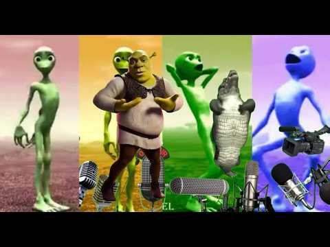 Alien Dance Radio Mix ft. Shrek 🛸🔥 (Funny Meme Beats)