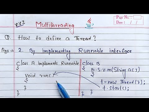 Multithreading- by implementing Runnable interface in java