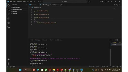 Python Tutorial - Part 1 | Intro, Syntax, Output, Comments Variables | | SACHIN KUMAR