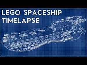 How To Build A Lego Spaceship in 2 Minutes (Stop Motion)