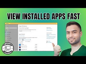 How To See List Of Installed Apps And Programs In Windows 10 - Simple Steps