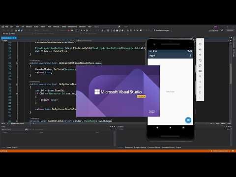 First Android App in Visual Studio 2022 | Android Native Getting Started