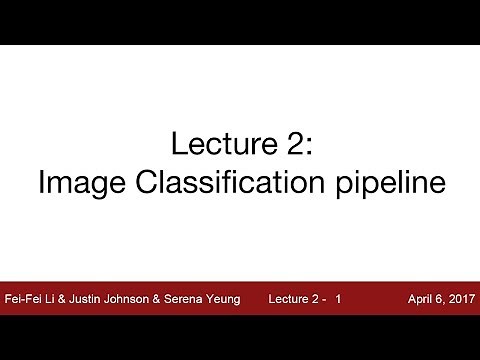 Lecture 2 | Image Classification