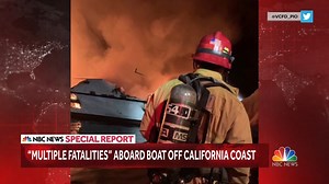 #BREAKING: “This is very much an active rescue.” 34 people are unaccounted for, and there are multiple fatalities after a massive boat fire off California’s Santa Cruz Island. Full story: https://nbcnews.to/2jV2YKh | Today Show
