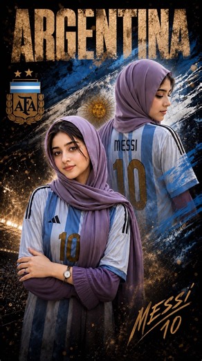 🇦🇷Argentina Football Image Prompt | ChatGPT Photo Editing #argentina #messi #trending #chatgpt