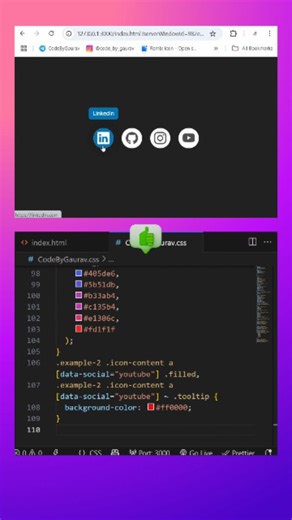 👇 Check below for FREE Source Codes! . . . 💾 Source Code: [t.me/Code_By_Gaurav] . . . 💬 Like | Share | Comment if you want more UI ideas 📸 Follow on Instagram: [@code_by_gaurav] 🎯 Subscribe to @CodeByGaurav for more! . . . #webdevelopment #html #css #javascript #htmlcss | Code By Gaurav