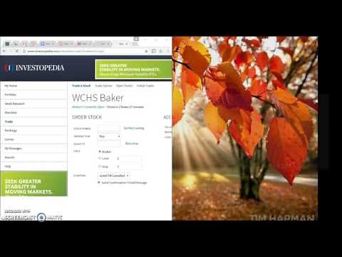 Investopedia Stock Market Simulator (How to use)