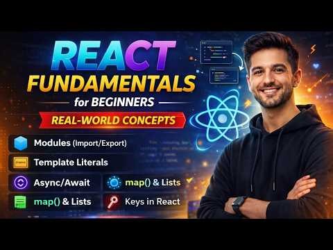 React JS Full Fundamentals Guide 🔥 | ES6, Hooks, map(), useEffect Explained