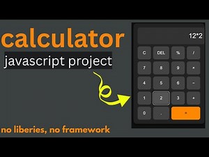 💻 Build a Functional Calculator Using HTML, CSS & JavaScript | Beginner to Pro UI Project