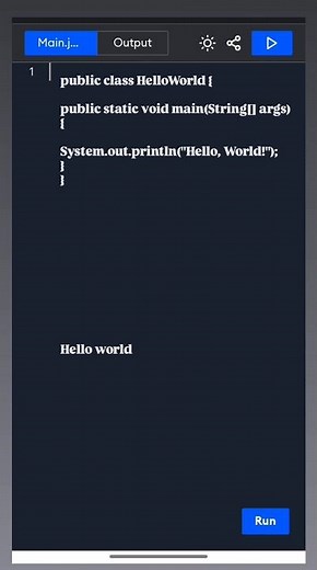 "How to Print 'Hello World' in Java – Easy Beginner Programming Tutorial"#java #apnacollge