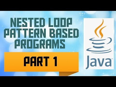 Nested Loop | Pattern based Java Programs- Part 1| Class 9 | ICSE