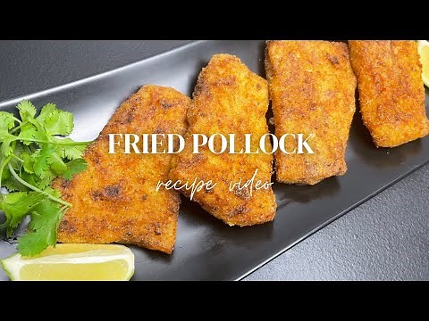 EASY FRIED POLLOCK | HOW TO MAKE FRIED FISH | BEST FRIED FISH RECIPE