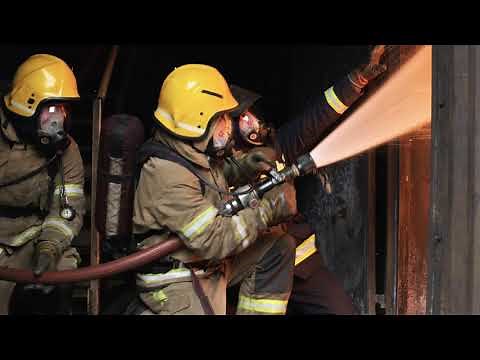 Fire Fighting Training at The Maritime Skills Academy, Dover